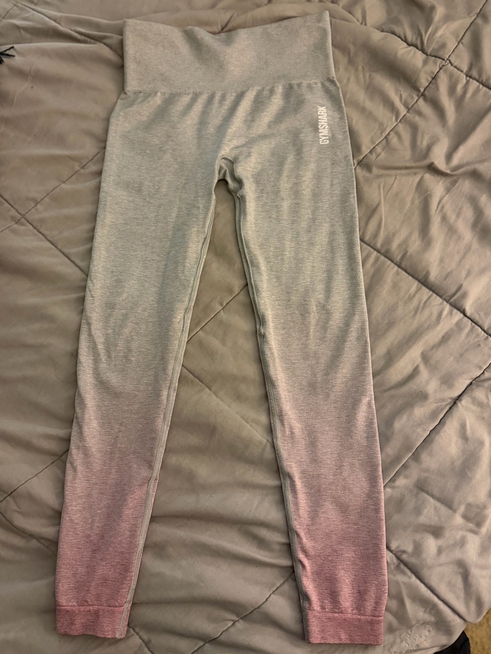 Gymshark Pink to Gray Ombre Leggings